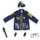 Fitto Policeman Role Play Costume Set - Police Costume for Kids Dress Up Pretend Play Outfit with Rescue Tools and Accessories Kids Toys