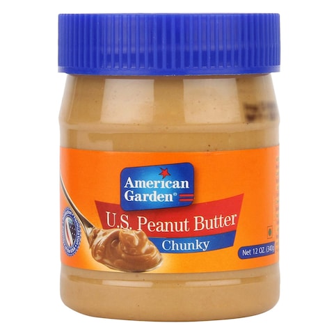 American Garden Peanut Butter Chunky 340 Gram