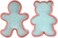 Royalford 2Pc Teddy Shaped Cookie Cutter1X36