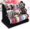 Generic Black 3-Tier Velvet Watch/Bracelet Jewelry Display Holder Stand