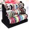 Generic Black 3-Tier Velvet Watch/Bracelet Jewelry Display Holder Stand