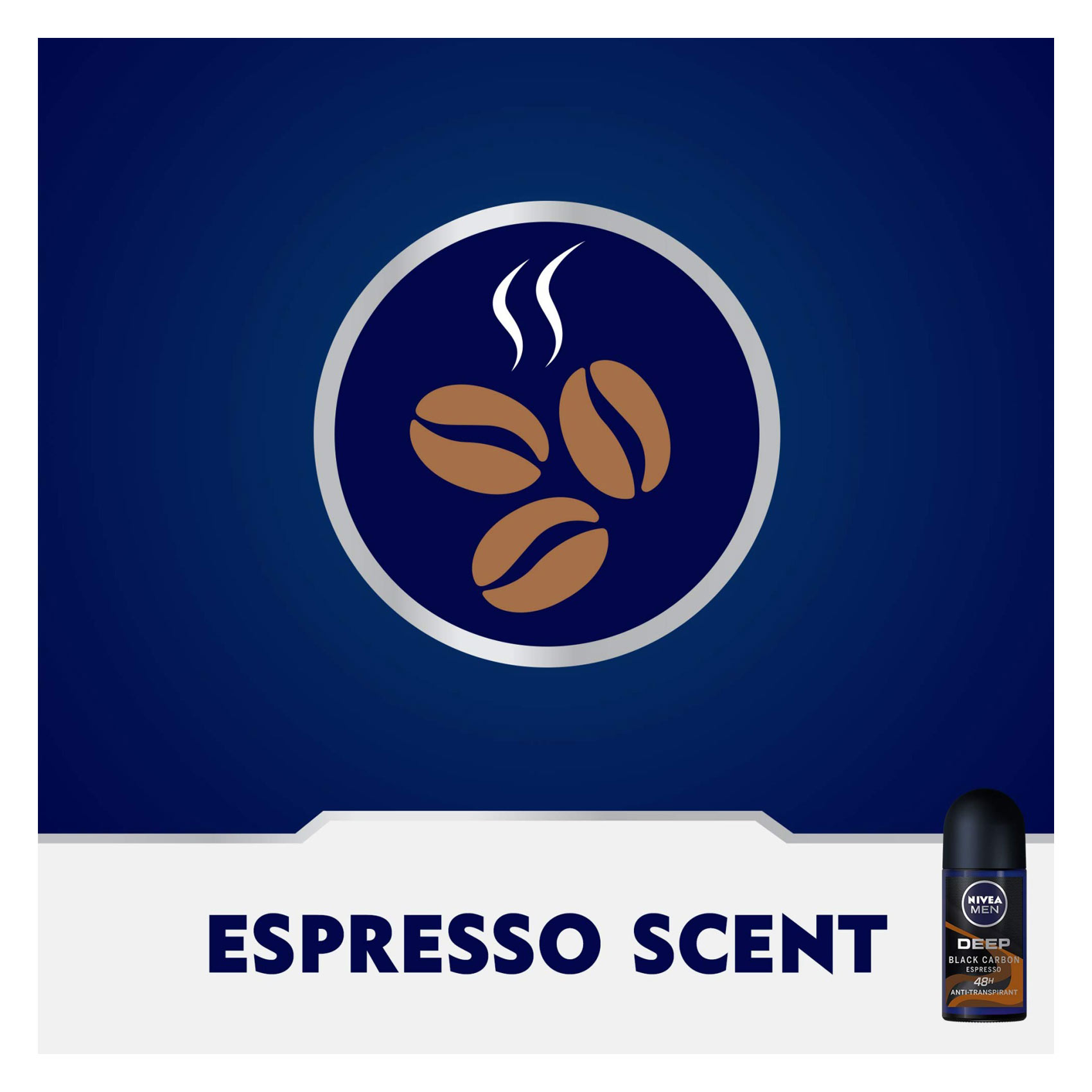 Nivea Deep Espresso Roll On M50Ml