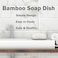 Generic Bamboo Soap Holder 2 Pack, Drainage Soap Holder For Shower Bathroom Kitchen Sink, Eco-Friendly, Wooden Soap Dish Soap Saver With Draining Stand, Bathroom Accessories (White)