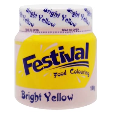 Festival Food Colour Bright Yellow 10g