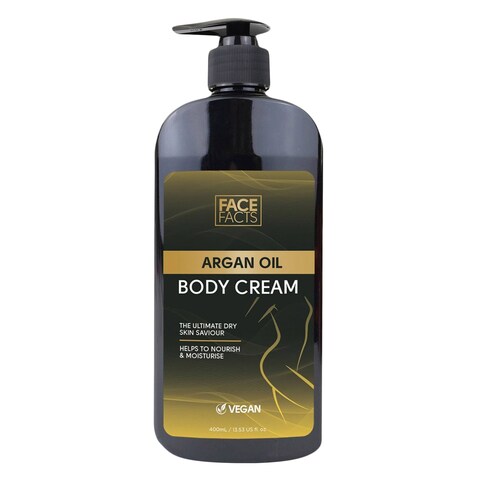 Face Facts Argan Oil Body Cream 400ml