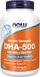 Now Supplements, Dha-500 With 250 Epa, Molecularly Distilled, Supports Brain Health*, 180 Softgels