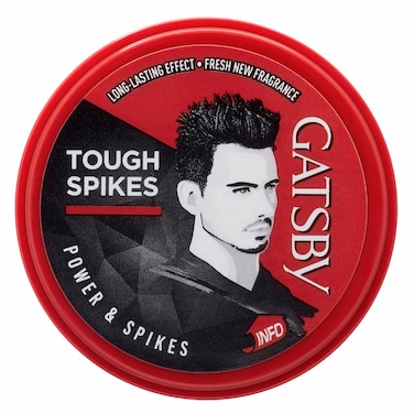 Gatsby Power And Spikes Hair Styling Wax 75g Red