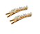 Aiwanto Hair Pin Simple Hair Clips With Pearls And Stones Hair Accessories For Girls Kids (2Pcs)