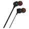 JBL Tune 110 Headphones Wired In-Ear Deep And Powerful Pure Bass Sound Black