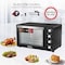 Nobel 7 In 1, 120 Liters Electric Oven With 4 Control Knobs, And Double Glass, 70-250&deg; AdjustableTemperature Control, 120 Min Timer With Bell Ring, 2 M Shape Heating Elements, 2800W NEO135PRO Black