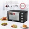 Nobel 7 In 1, 120 Liters Electric Oven With 4 Control Knobs, And Double Glass, 70-250&deg; AdjustableTemperature Control, 120 Min Timer With Bell Ring, 2 M Shape Heating Elements, 2800W NEO135PRO Black