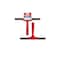 Arix Tonkita Window Wiper With Stick Red 26cm