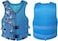 سترة النجاة، سترات السلامة، البدلة المائية، قوارب الكاياك، السباحة، ركوب الأمواج، معدات الانجراف، مقاس كبير، من 60 إلى 75 كجم. - أزرق