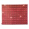 Italo Square Shaped Quilt Foil Balloon Red