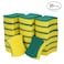 Decdeal - 20pcs Multi-purpose Double-faced Sponge Scouring Pads Dish Washing Scrub Sponge Stains Removing Cleaning Scrubber Brush for Kitchen Garage Bathroom