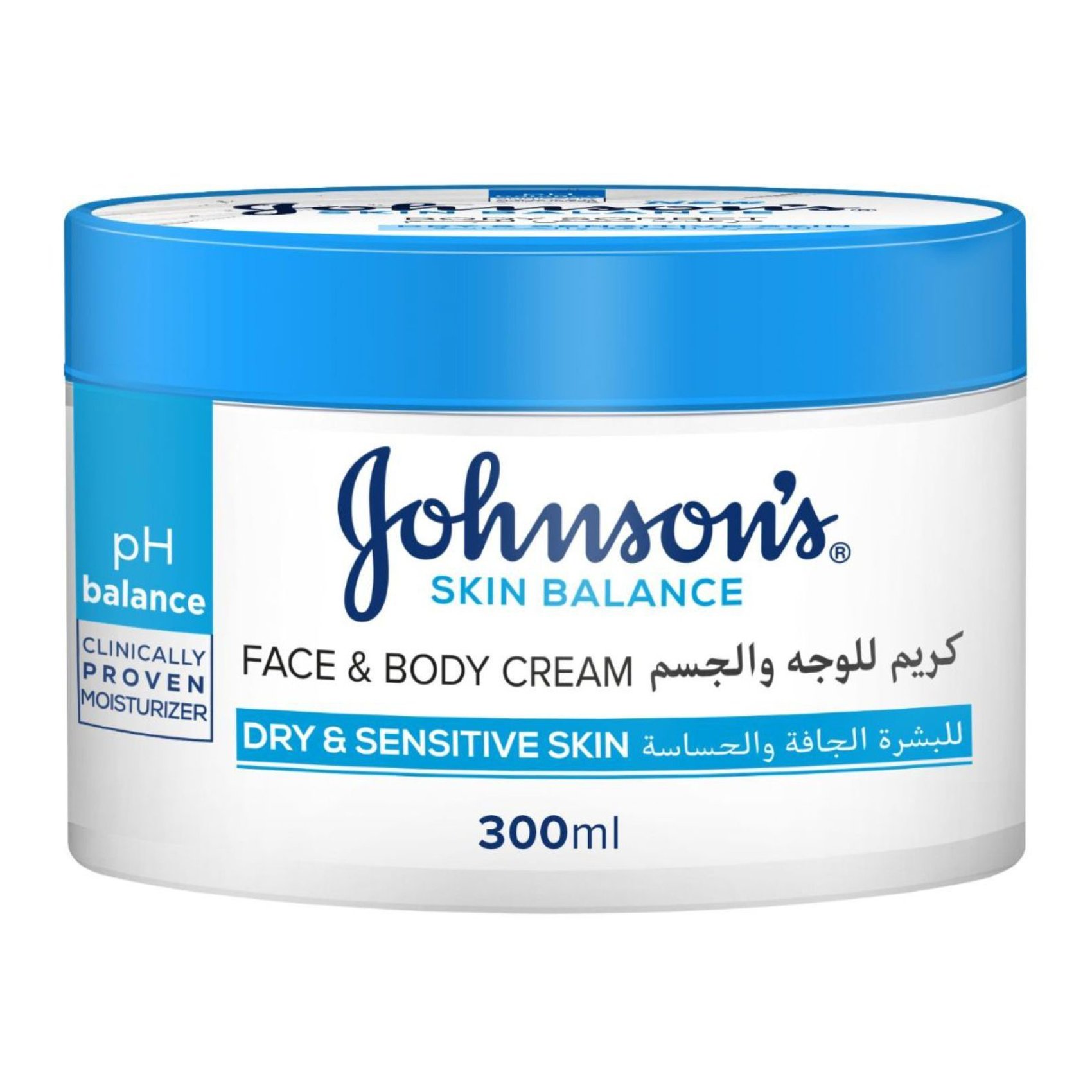 Johnson&#39;s Skin Balance Face And Body Cream 300ml