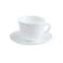 Manal Cup &amp; Saucer 22CL 6 Cup White