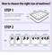 Sulsha Furniture Premium Orthopedic Medical Mattress In Centimeters 150x200x24