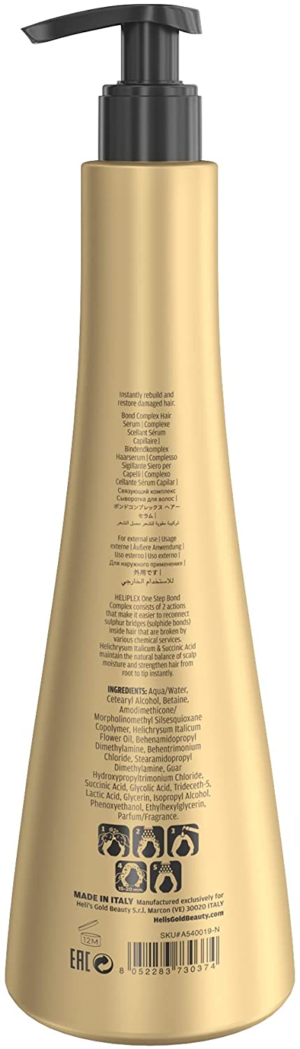 Helis Gold Heliplex One Step Hair Serum For Unisex 16.9 Oz Serum