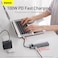 Baseus 9-in-1 USB C Hub Docking Station Adapter with 4K HDMI Power Delivery for MacBook Pro Surface Pro iPad Pro and Other Type C Devices