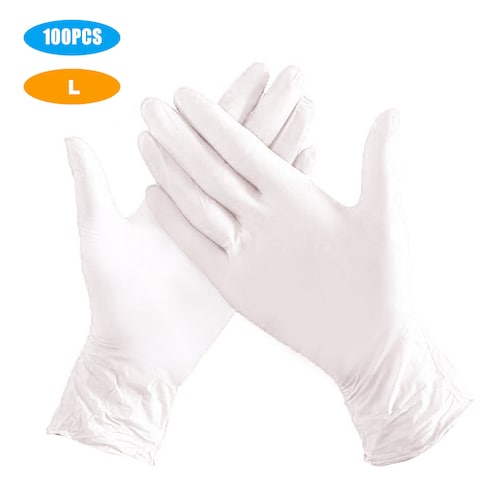 Generic-L 100Pcs Disposable Gloves Latex Food-grade Household Protective PVC Gloves