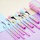 10-Piece Metal Makeup Brush Set