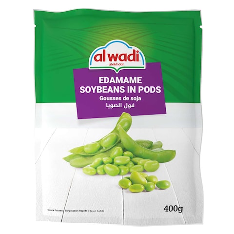 Al Wadi Al Akhdar Frozen Edamame Soybeans In Pods 400GR