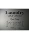 Spoil Your Wall Laundry Self Service Wall Sticker Black 60x60cm