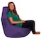 Comfy Seude Bean Bag Cover - Purple