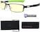 Gunnar Optiks Gaming And Computer Eyewear, Youth Gaming Glasses, Razer Moba, Onyx Frame, Amber Tint, 65% Blue Light Protection Gaming Glasses For Teens &amp; Young Adults