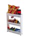 Generic 3-Tier Multipurpose Kitchen Rack White 21.7X29Inch
