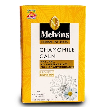 Melvins Chamomile Tea Bags 25 Count