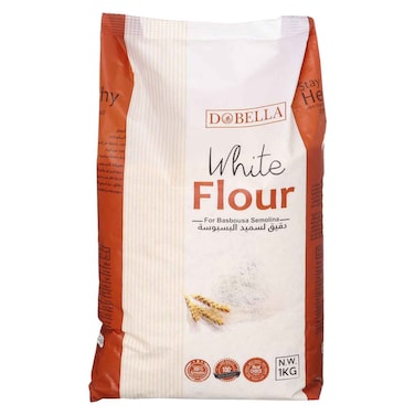 Dobella Basbouse Semolina White Flour  - 1 Kg