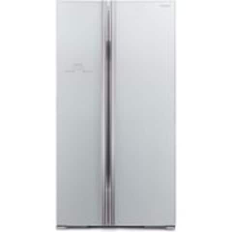 Hitachi 595L Net Capacity Side By Side 2 Door Inverter Series Refrigerator Glass, Silver, RS700PUK0GS