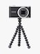 Joby - GorillaPod Flexible Mini-Tripod With Ball Head 5.5inch Black/Silver