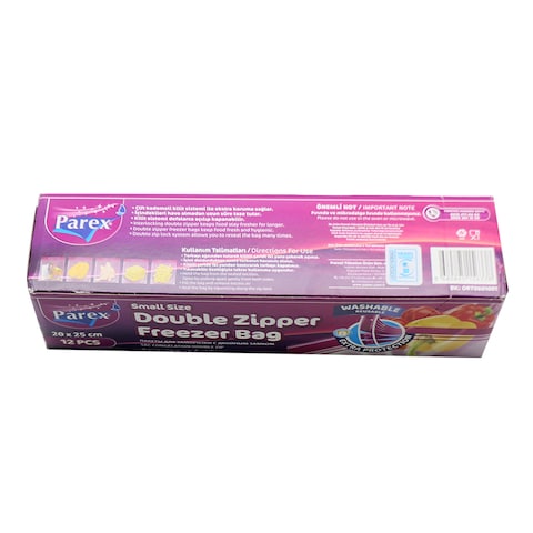 PAREX ZIP LOCK BAG SMALL 12 PCS