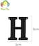 Party Time Black Glittery Happy Birthday Banner Letter Cut-outs Paper Bunting Banner For Birthday Party Decorations - Party Supplies