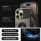 Spigen Slim Armor MagFit for iPhone 15 Pro case cover with Kickstand MagSafe compatible (2023) - Gunmetal