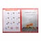 Adhesive Book Cover - 27&times;37 Cm - 10 Pieces - Red