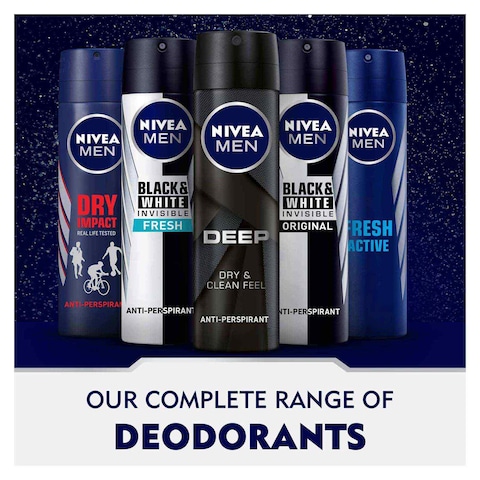 Nivea Men Antiperspirant Spray For Men - Dry Impact - 150ml