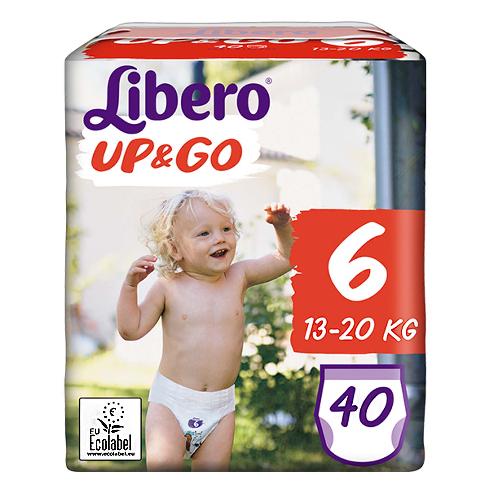 LIBERO UP&amp;GO6 (13-20KG) 40PCS