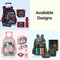 Eazy Kids 17&quot; Set of 4 School Bag with Lunch Bag, Activity Bag and Pencil Case Gen Z Gamer - Black