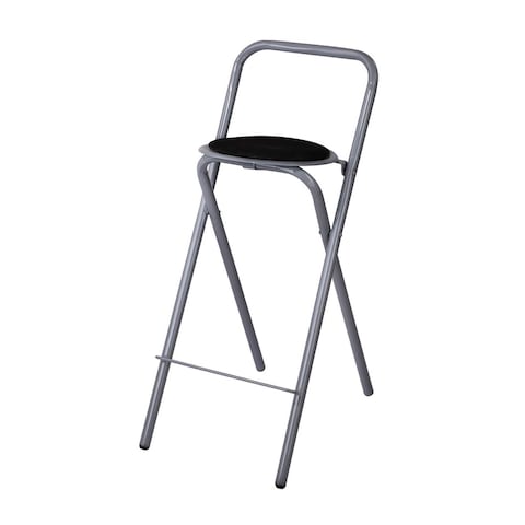 LORA HIGH CHAIR-BACK SILVER/BURG