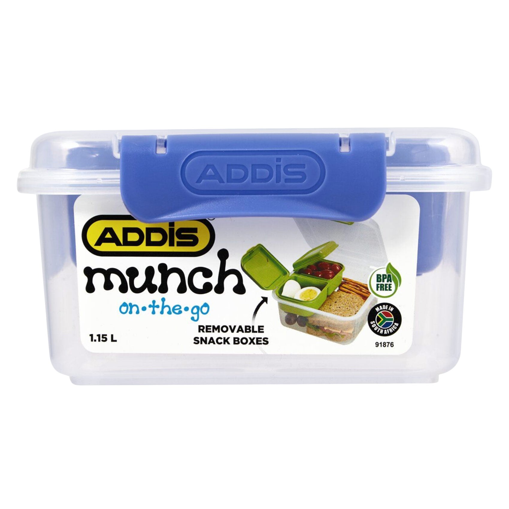 Buy ADDIS 1.15L MUNCH SQR LUNCH BOX Online | Carrefour Kenya