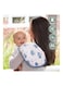 Moon Organic Burpy Cloth (8 Layer) Bunny Elephant And Blue