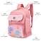 Eazy Kids Unicorn Planet School Bag w/t Pencil Case-Pink