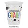 Creative Converting Congrats Grad Plastic Cups 8-Pack- 16 oz Capacity