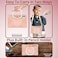 Moxedo Shockproof Rugged Colorful Case with 360 Rotating Kickstand and Shoulder Strap Compatible for Samsung Galaxy Tab S7 Plus 12.4-inch 2020 / S8 Plus 2022 (T730/T970/X800) (Rose Gold)