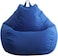 Vital Bean Bag Chair, Classic Round Linen Cloth Bean Bag With Polystyrene Beads Filling