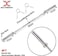 Maxstrength Olympic Bar With Spring Collars Weight Lifting Bar With Rotating End 47"